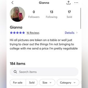 Check out my Mercari page